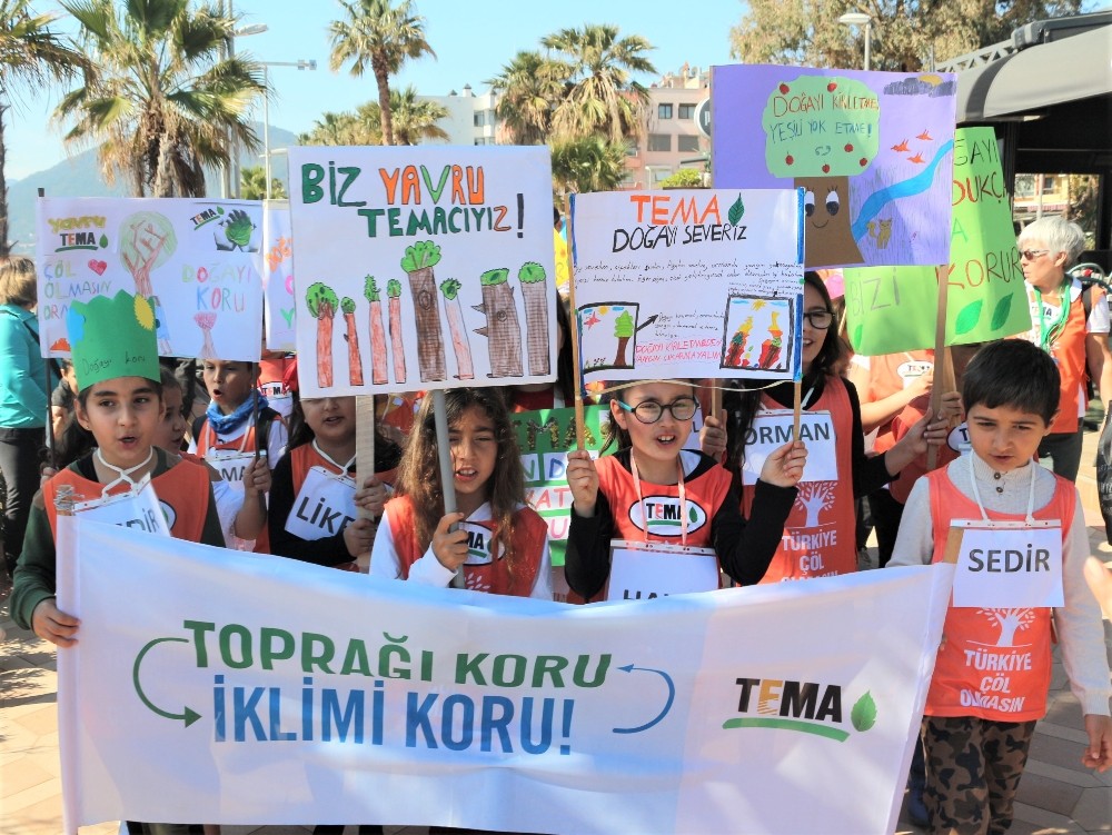 Yavru TEMA’cılardan anlamlı yürüyüş 