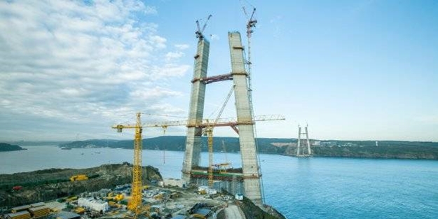 Yavuz Sultan Selim Köprüsü kuleleri için son hafta