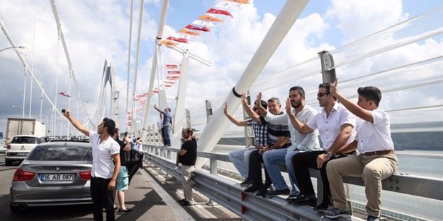 Yavuz Sultan Selim Köprüsü’nde dikkat çeken detay