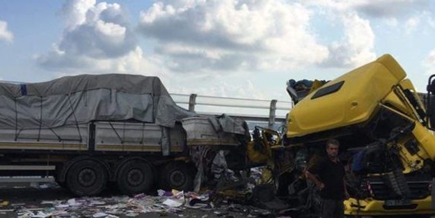 Yavuz Sultan Selim Köprüsü'nde ilk kaza!