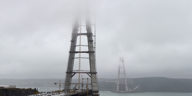 Yavuz Sultan Selim Köprüsü'nün son hali büyüledi!