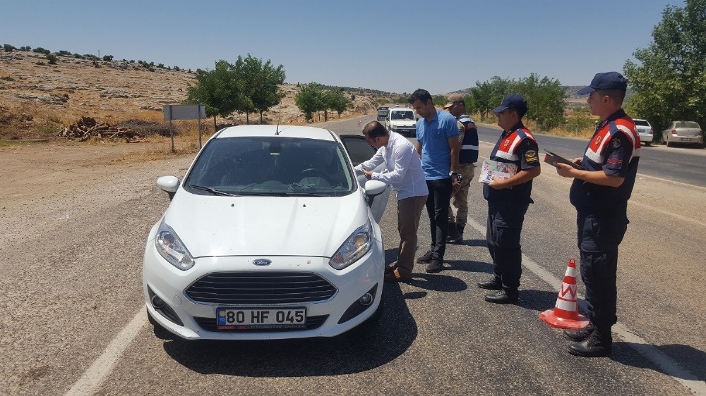 Yavuzeli’nde trafik denetlemesi 