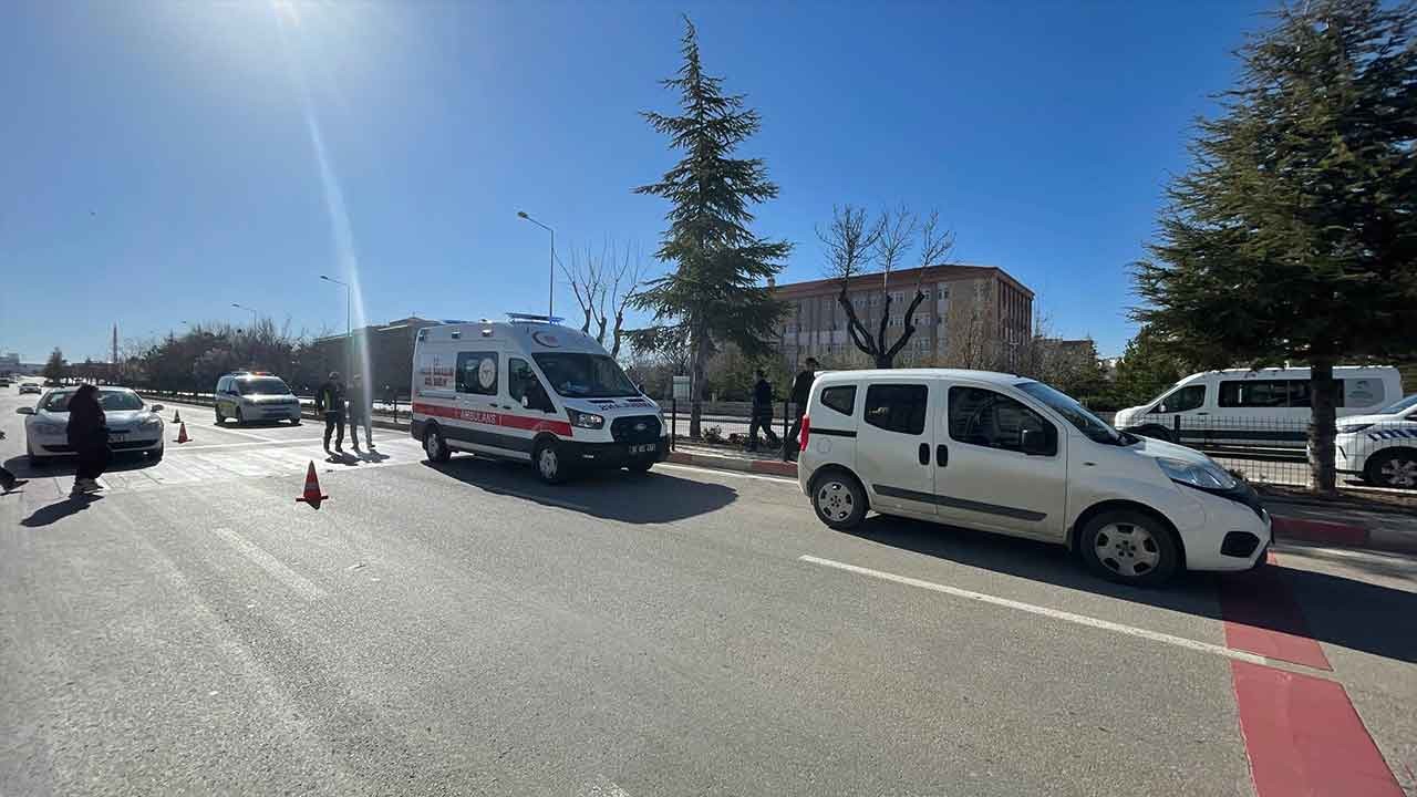 Yaya geçidinde kan donduran kaza! Üniversite öğrencisi genç kız ağır yaralandı!
