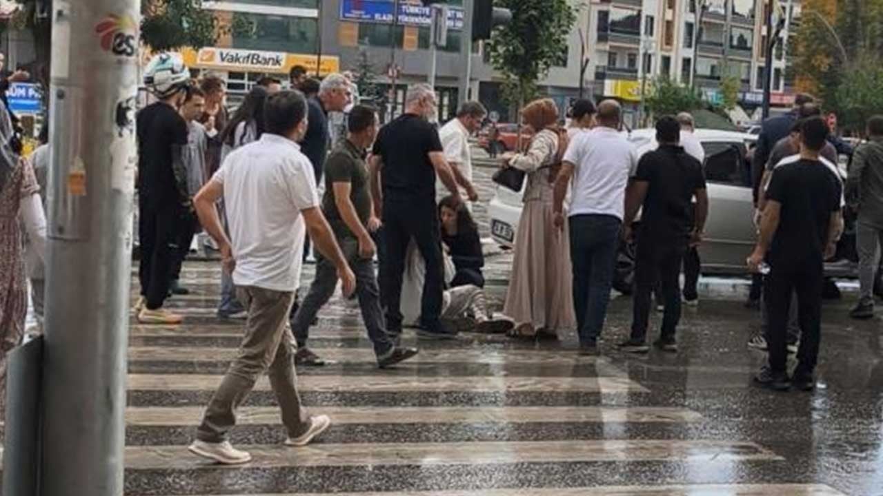 Yaya ge&ccedil;idinde vatandaşa &ccedil;arpıp ka&ccedil;tı!
