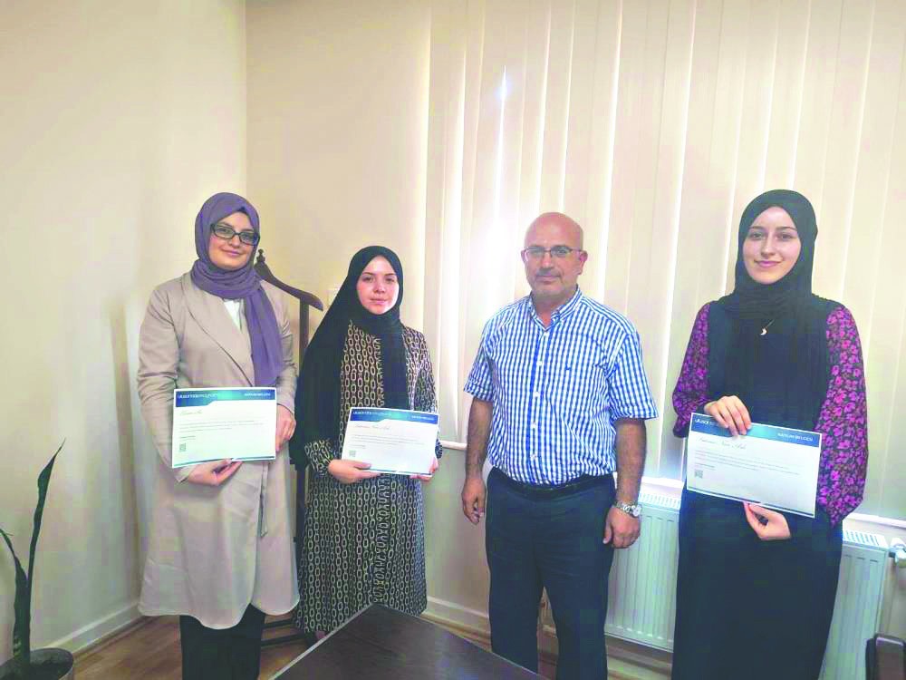 Yaygın din eğitimi faaliyetlerine stajyerler de katıldı