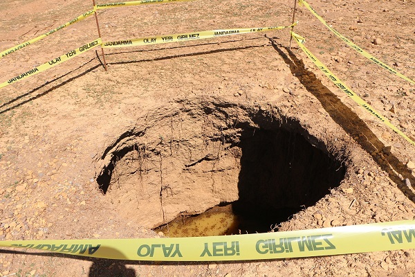 Yaylada oluşan çöküntünün sebebi belli oldu