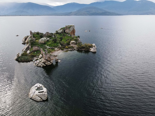 Yaz aylarında sular çekilmişti! İşte Bafa Gölü’nün son hali