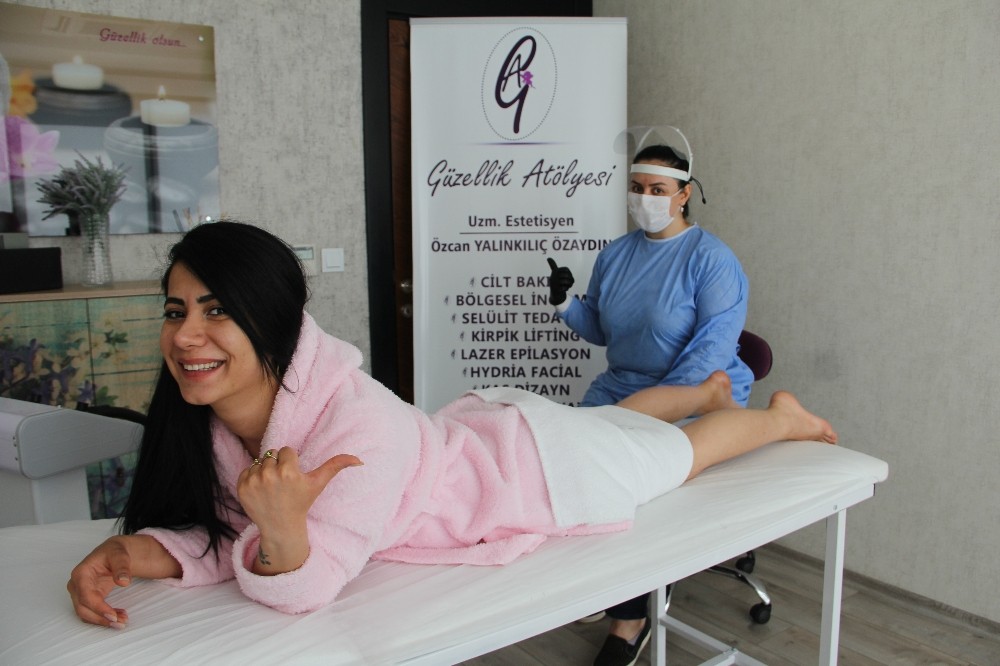 Yaz tatili geldi, yağ ve selülit problemleri yaşayanlar soluğu güzellik merkezlerinde aldı 