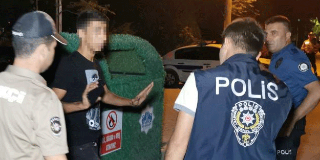 Yazıklar olsun sana be adam! Görev başındaki polise akılalmaz muamele