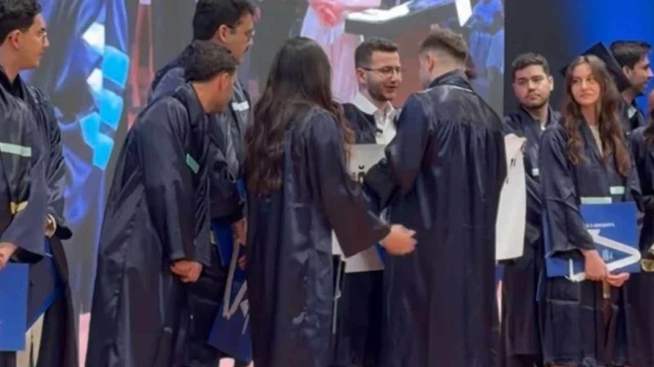Yeditepe Üniversitesi harekete geçti! Mezuniyet törenindeki olaya jet soruşturma