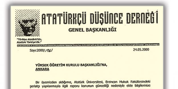 Yekta’nın ADD’si dindarları fişlemiş