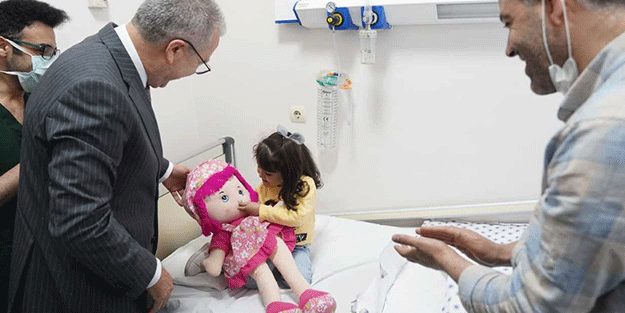 Yemek borusu yanmıştı! Minik Meryem’den haber geldi