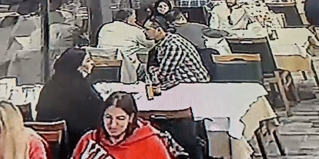Yemek yerken 27 bin lirasını böyle çaldırdı!
