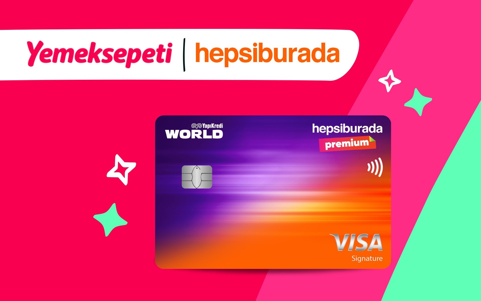 Yemeksepeti’nde Hepsiburada Premium Worldcard kullananlara puan kazanma fırsatı!