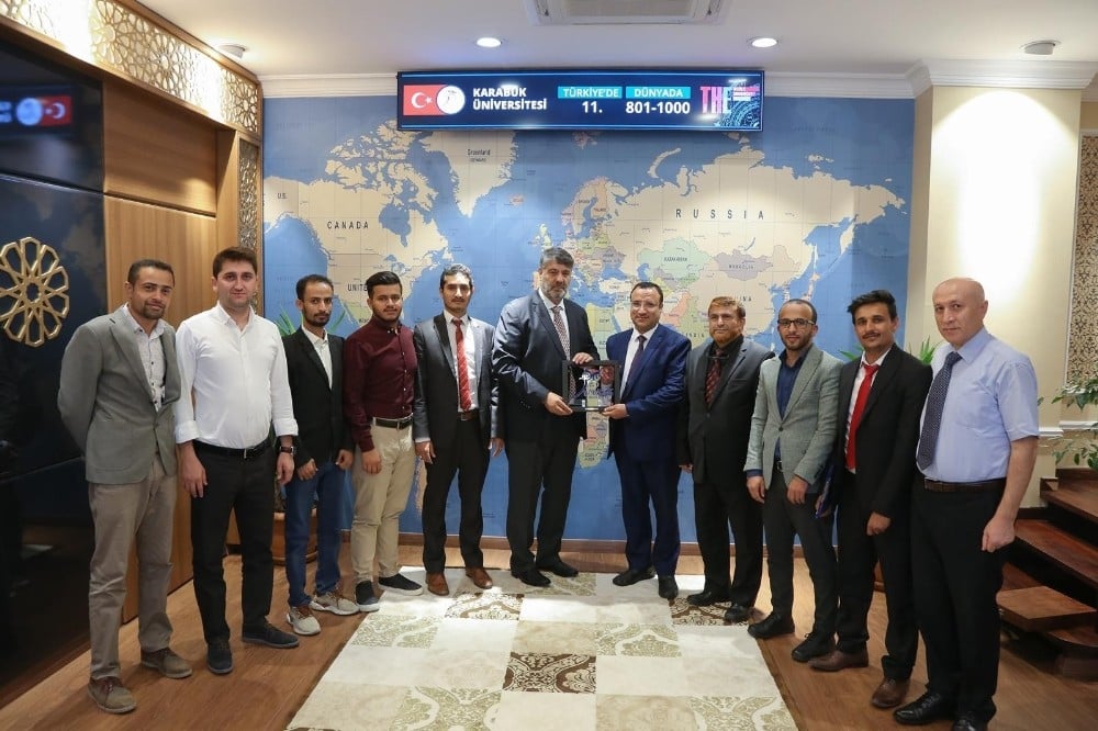 Yemenli Bakan Yardımcısından, Rektör Polat’a ziyaret 