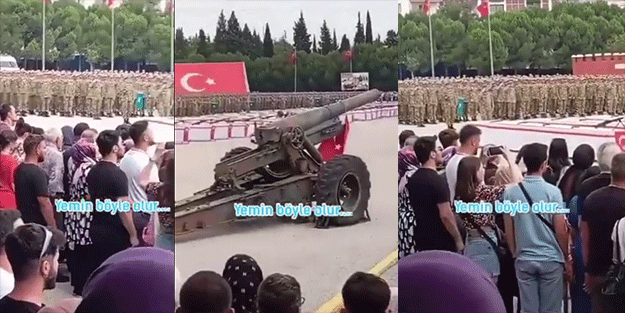 Yemin öyle değil böyle olur! Rabbimiz Allah, önderimiz Muhammed! Yemin videosu gündeme bomba gibi düştü.