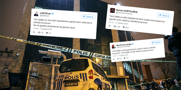 Yeni Akit ve Yeni Şafak'a siyasilerden destek