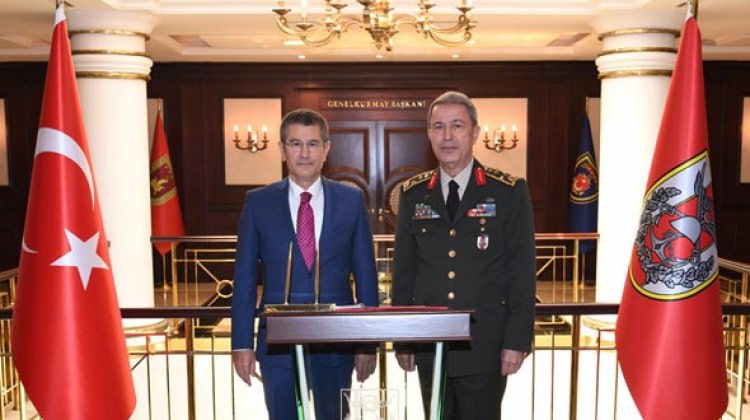 Yeni Bakan Canikli'den Genelkurmay'a ziyaret
