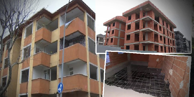 'Yeni' bina eskisinden de çürük çıktı!
