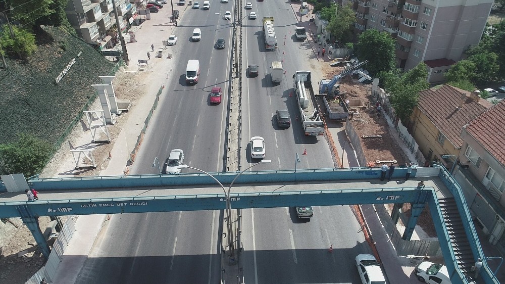Yeni Çetin Emeç Üst Geçidi’nin ana gövdesi yerleştirilecek 