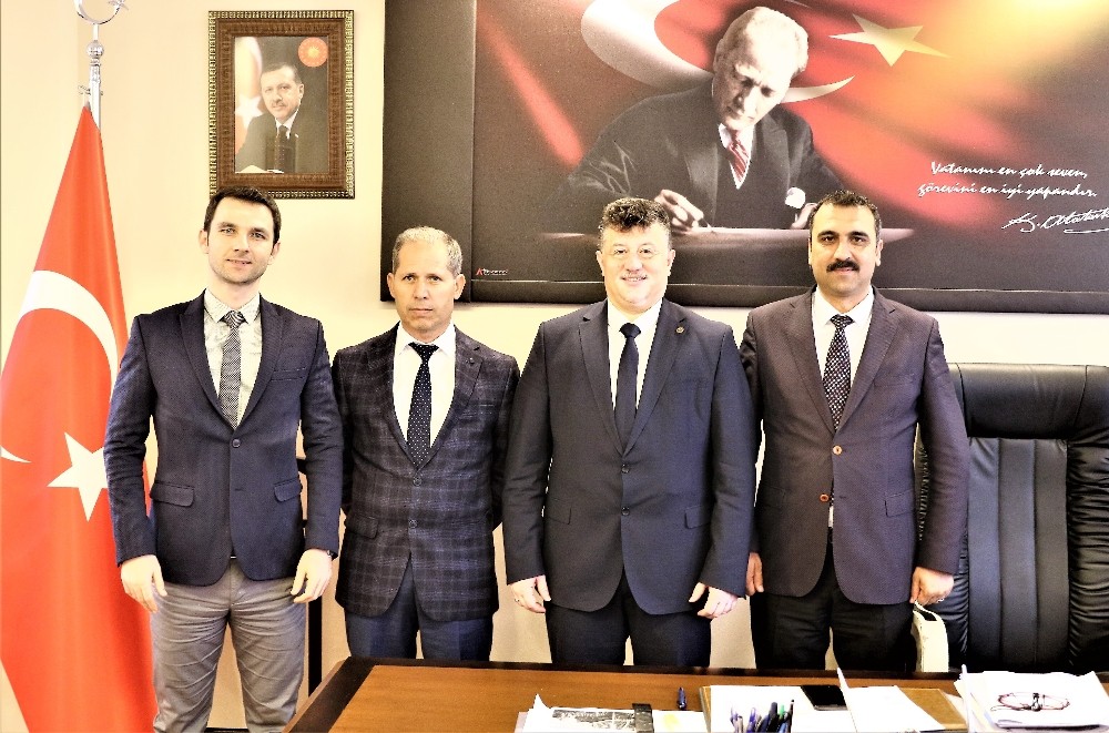 Yeni kulüp başkanlarından İl Müdürü Fillikçioğlu’na ziyaret 