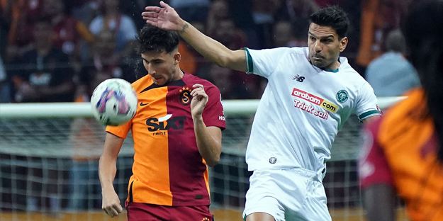 Yeni lider Galatasaray, Konya ilk yenilgisini aldı!