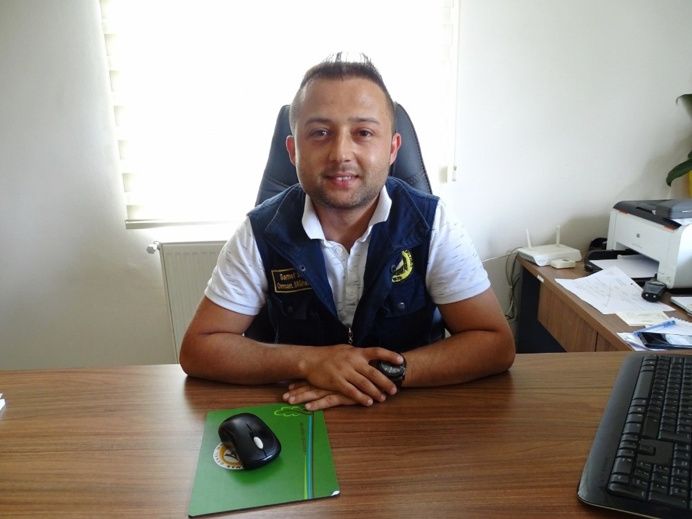 Yeni Orman İşletme Şefi Sayan, göreve başladı 