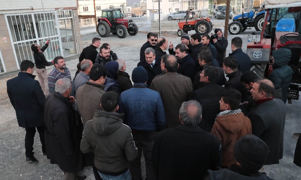 Yeni oto galericiler esnafına hayırlı olsun ziyareti 