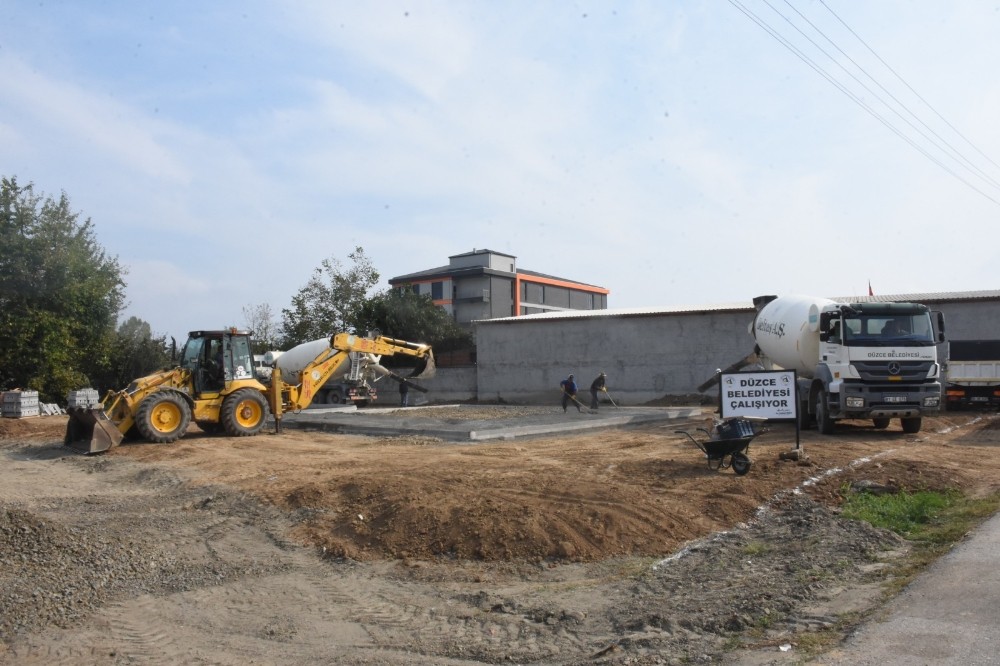Yeni park için çalışmalar başladı 