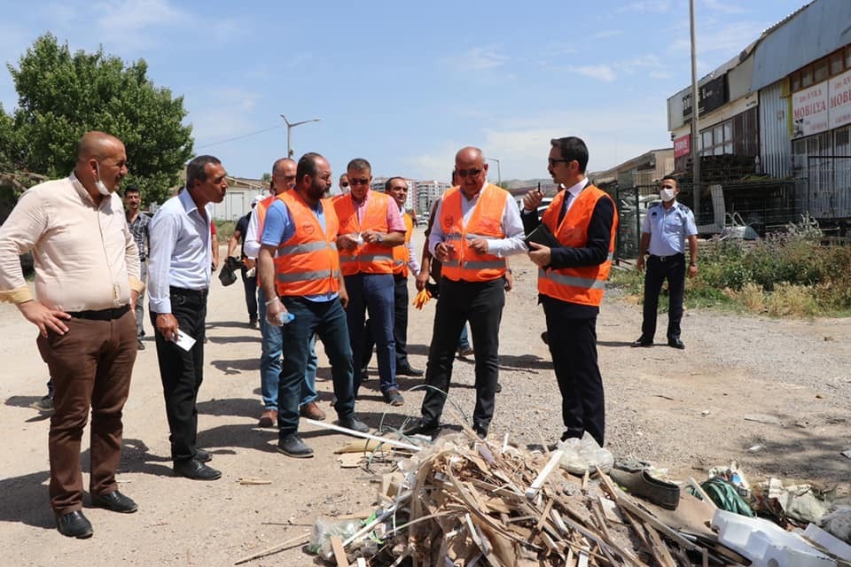 Yeni Sanayi Sitesinde genel temizlik 