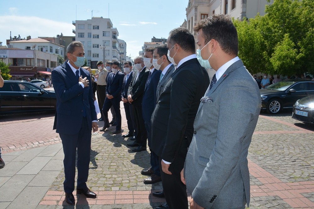 Yeni Sinop Valisi Ömer Karaömeroğlu göreve başladı 