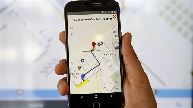 Yeni uygulama hastanede yol gösterecek