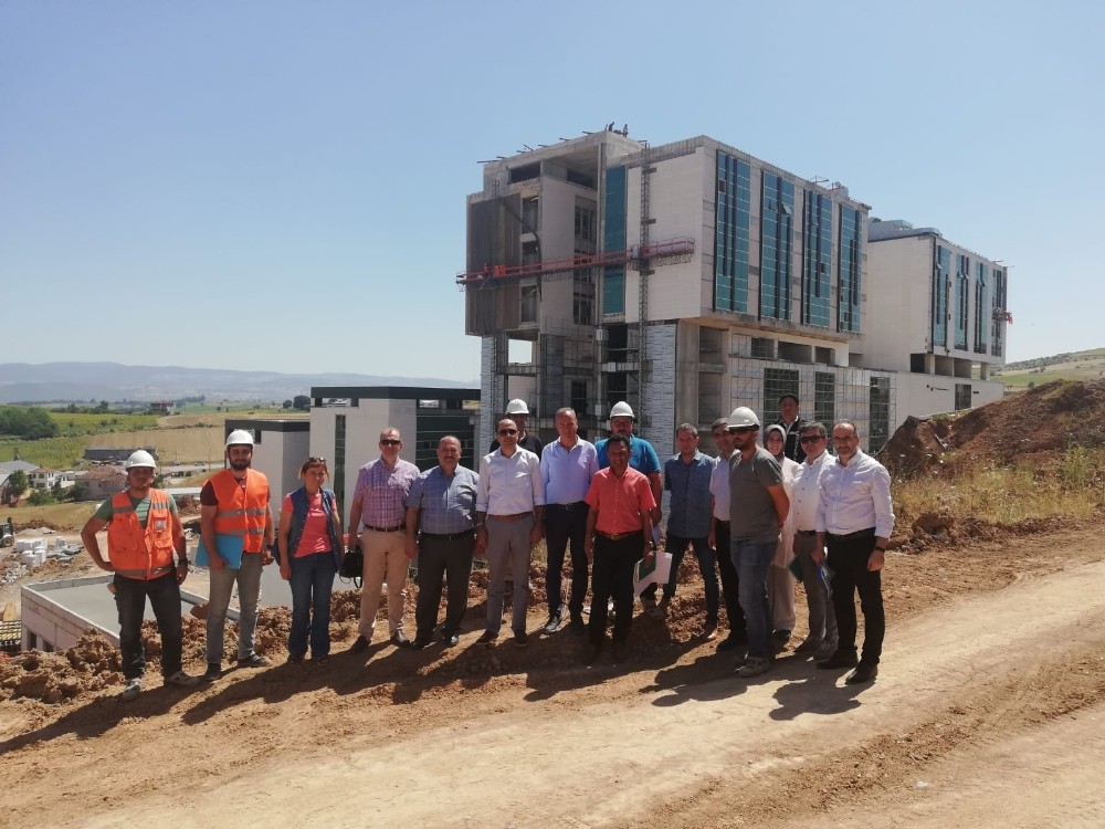 Yeni Vezirköprü Devlet Hastanesi inşaatı yıl sonuna tamamlanıyor 