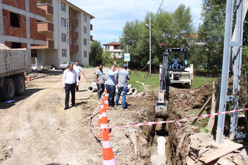 Yeni yerleşim alanlarına altyapı hizmeti 