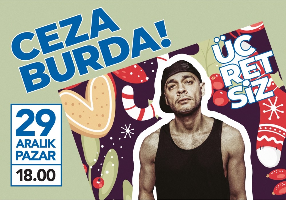 Yeni yıl coşkusu Ceza konseriyle 17 Burda’da 