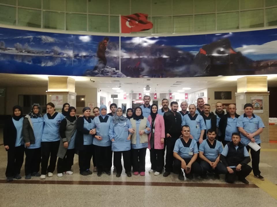 Yeni yıla çalışarak girdiler 