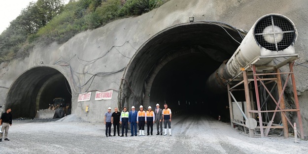 Yeni Zigana Tüneli'nin yüzde 61'i tamamlandı