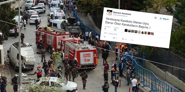 Yenibosna'daki hain saldırı sonrası alçak paylaşım