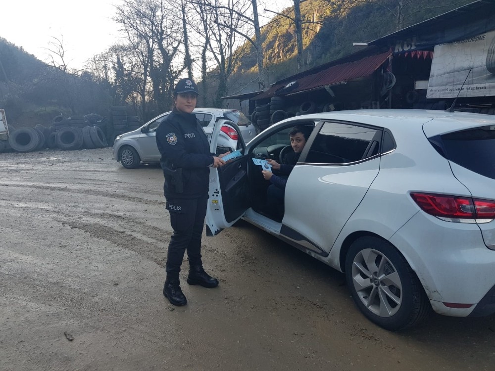 Yenice Emniyeti sürücüleri dolandırıcılara karşı uyardı 