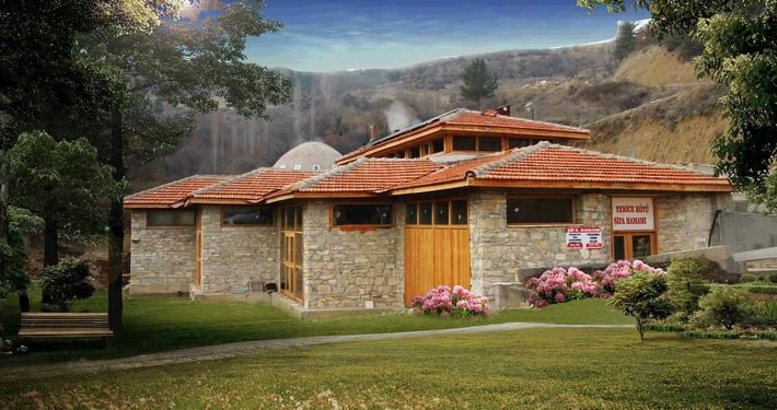 Yeniceköy şifa hamamı hizmete sunuldu 