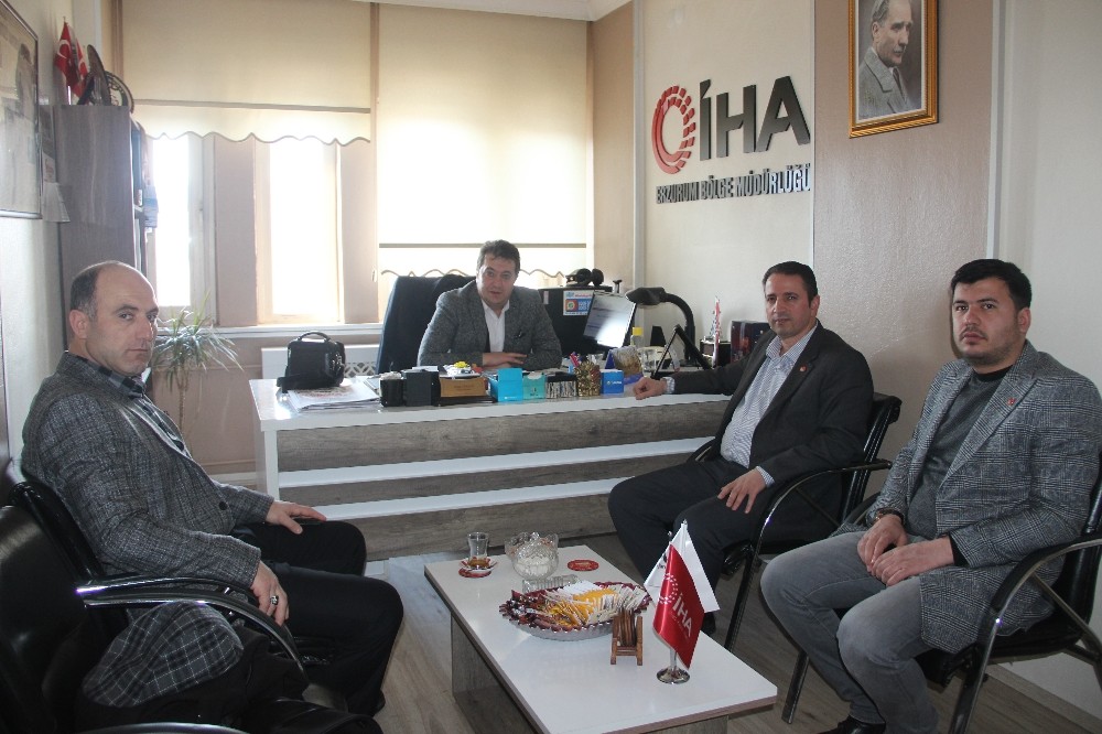 Yeniden Refah Partisi Erzurum İl Başkan’ından İHA’ya ziyaret 