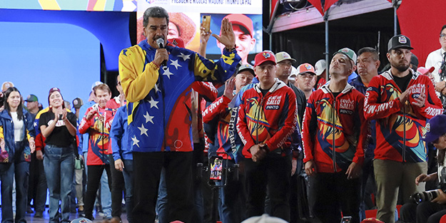 Yeniden seçilen Maduro'dan 7 ülkeye rest! 'Derhal terk edin'