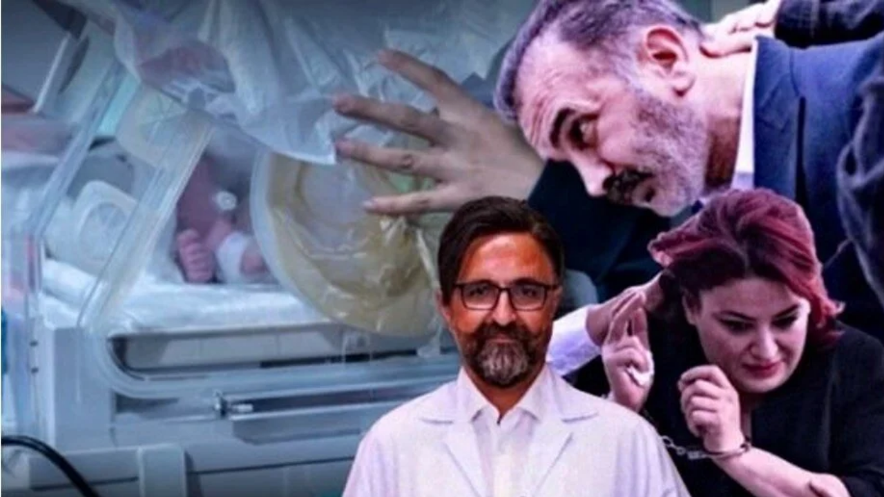 Yenidoğan Çetesi duruşmasından dikkat çeken kareler! Adliye Ressamı çizdi