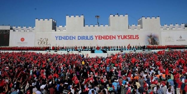 Yenikapı'da Fetih coşkusu böyle yaşandı