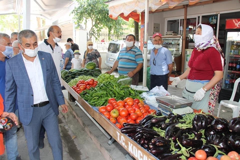 Yenilenen Çakırbeyli Pazarı’nda renkli görüntüler 