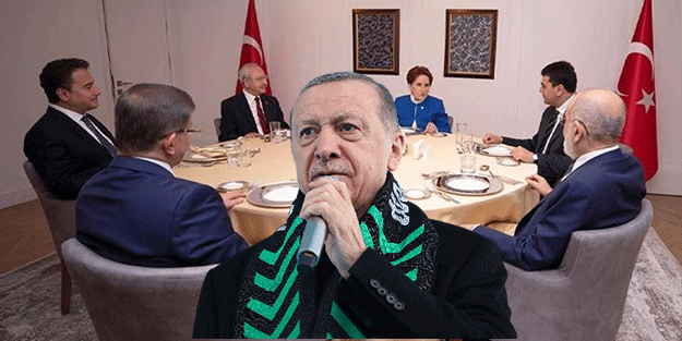 Yenilgiye şimdiden kılıf uyduruyorlar! 6’lı masayı Erdoğan korusu sardı