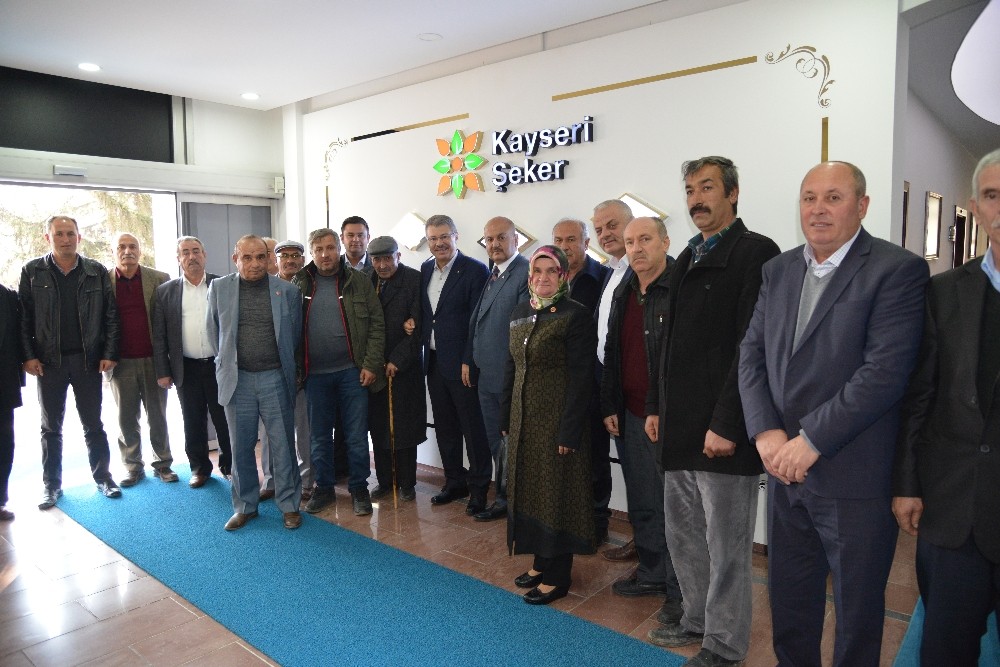 Yenipazar çiftçilerinden Kayseri Şeker’e teşekkür ziyareti 
