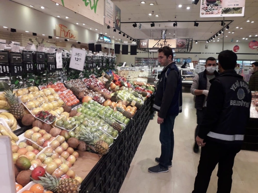 Yenişehir’de korona virüs denetimi 