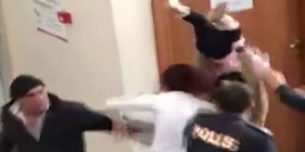 Yer: Ankara! Bebeğini polislerin üzerine fırlatmaya kalktı