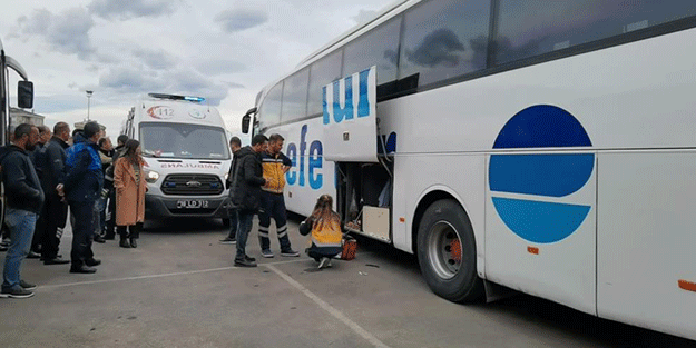 Yer: Bursa! Yolcu otobüsünde korkunç olay